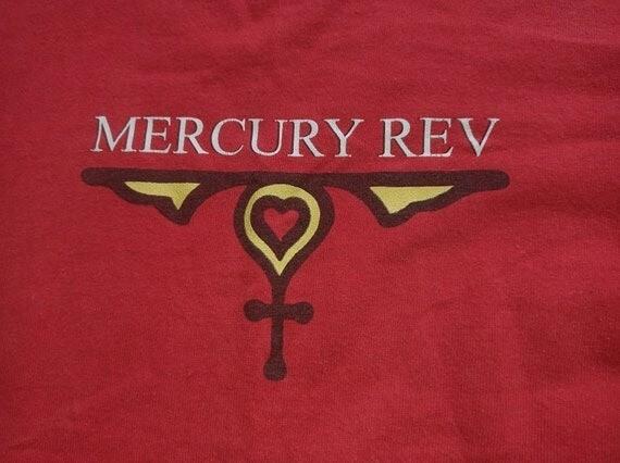 Mercury Rev band Heavy Cotton Red Shirt Full Size Adults Unisex T-Shirt XL
