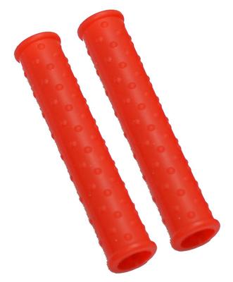 Yamashiro YK-012 Hendelgreep voor Motorfietsen (Siliconenrubber) Rood