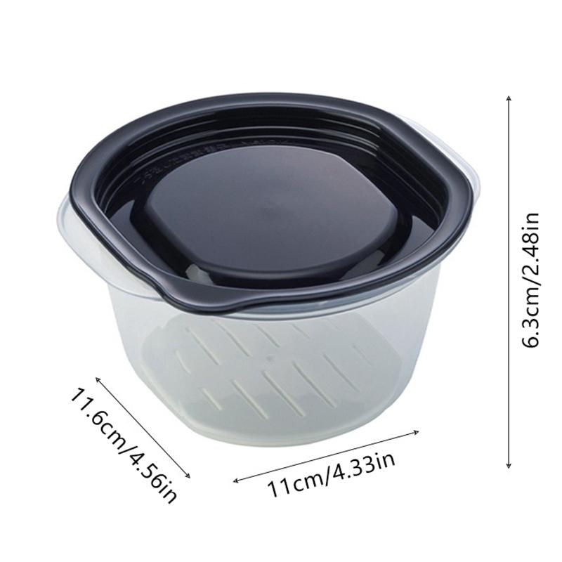 

Микроволновая печь Рисоварка Многофункциональная Пароварка Горячий Суп Приготовление Ланч-бокс Bento Кухонные Принадлежности для Приготовления на Пару чёрный