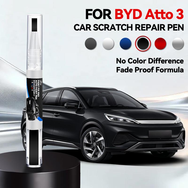 Pro BYD Atto 3 2022-2025 D40 Opravná tužka na lak Touch Up Odstraňovač škrábanců DIY Auto doplňky Černá Bílá Modrá Zelená Šedá Fialová