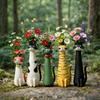 Whimsical Resin Cat Flower Vase Modern Unique Flower Vase Creative Ornament Aesthetic Table Decor for Flowers/Accessories