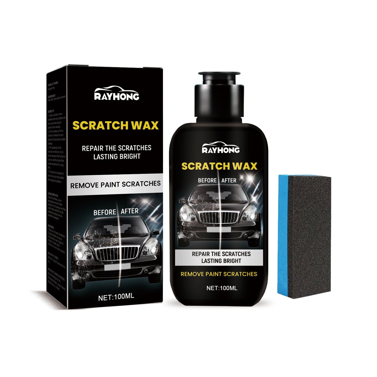 

Rayhong Car Scratch Wax Уход за автомобилем Восстановление краски Полировка царапин Осветляющий воск для удаления царапин 100ml