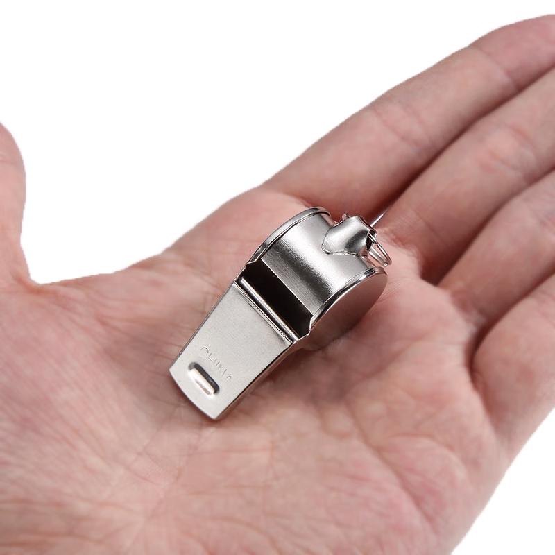 Aluminum Alloy Emergency Whistle 4-Piece Set