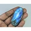112Cts.Natural Labradorite Blue Flash Oval Cabochon Loose Gemstone 27X61X6MM B-306