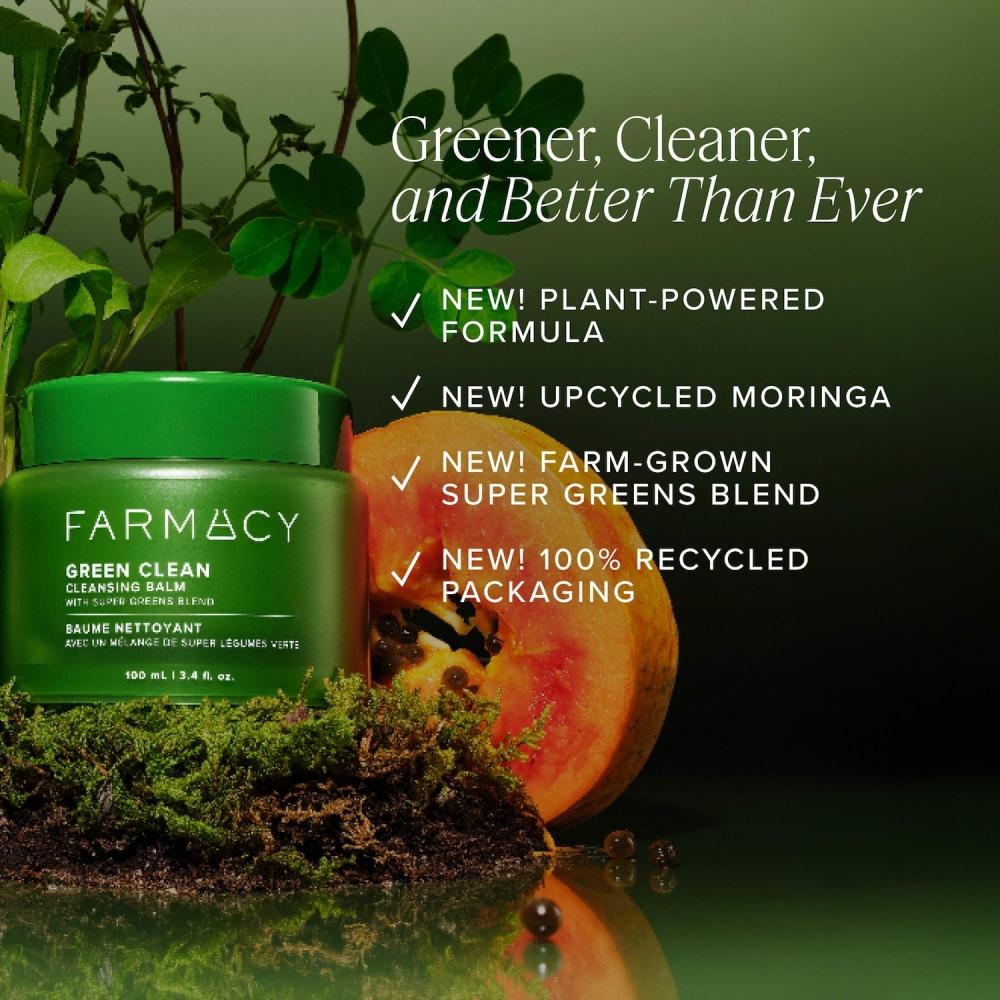 Farmacy Green Clean Make-upentfernender Reinigungsbalsam 3,4 Unzen 100 ml Original