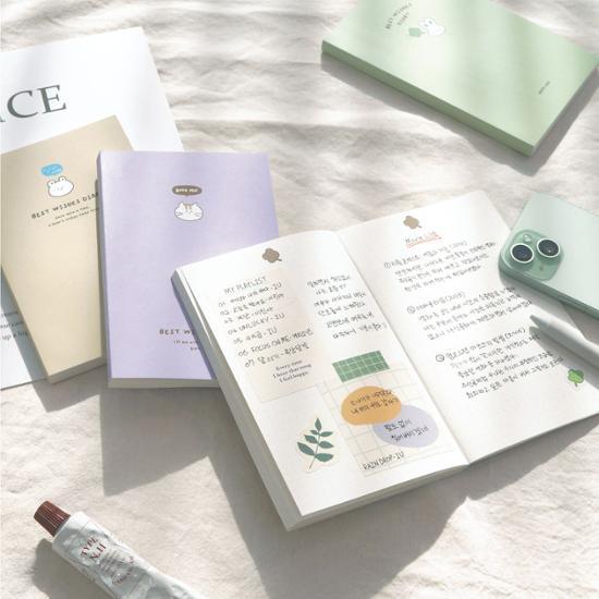 Ochek Best Wish Wish Fulfillment 100 Day Diary (Choose 1 of 4 Types), a Popular Phrase In Korea