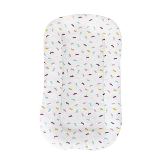 Baby Lounger Newborn Infant Lounger with Detachable Washable Cover Breathable Baby Lounging Cushion for Babies Tummy Time Bed Couch Use