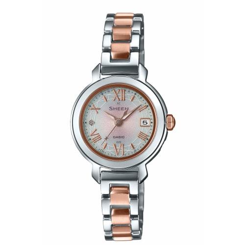 

Casio Sheen Radio-Controlled Solar Watch SHW-5300DSG-4AJF Women s Gold