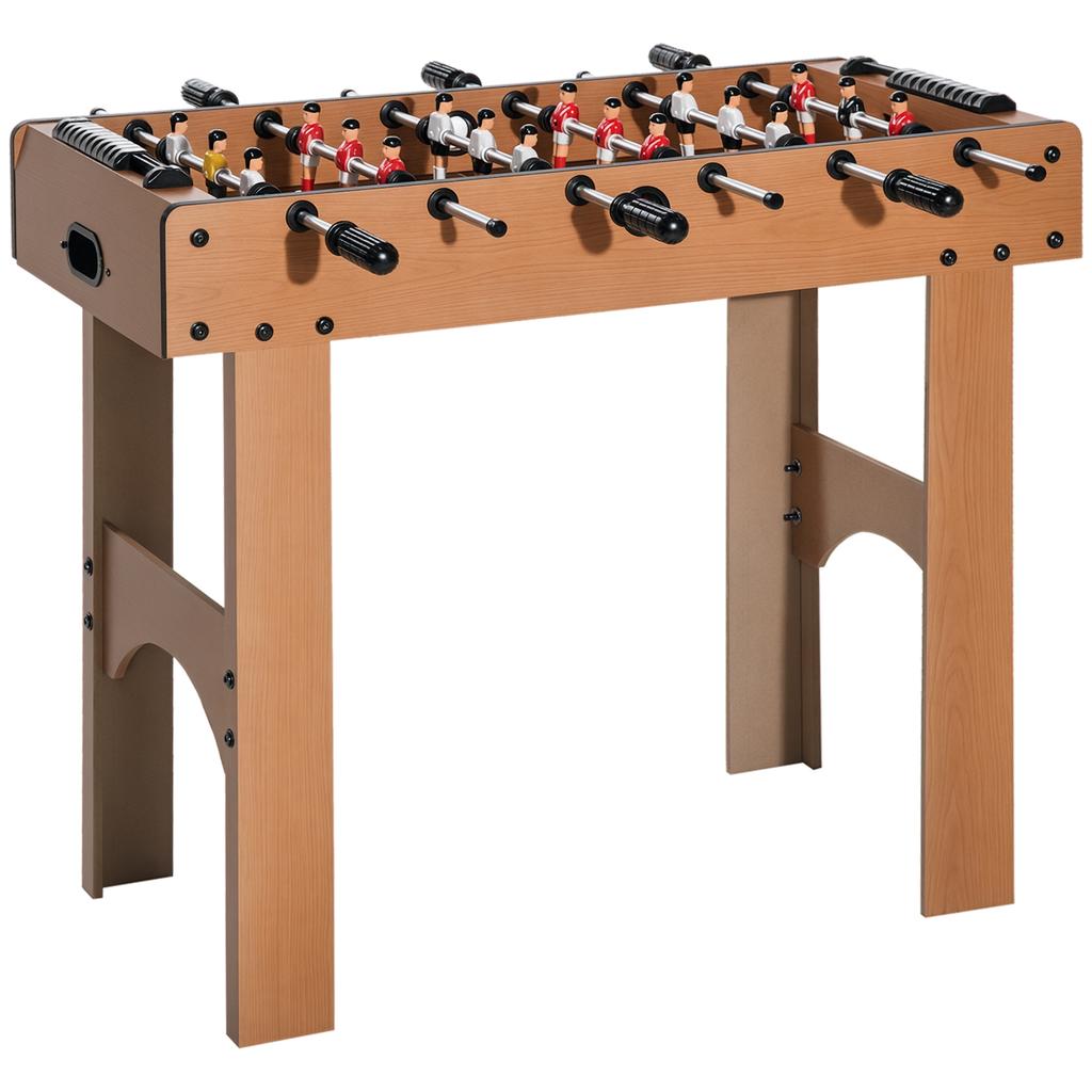 Professional Foosball Table for Children and Adults with Rods in MDF Wood 92x46x78cm