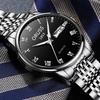 Time Personalized Waterproof Men'S Large Unique Dial Design Business Men'S Watch Soft Steel Belt Trendy Men'S Watch