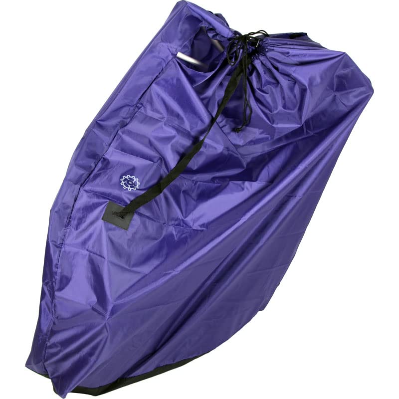 Earlney Gomar (R250) Vertical Lightweight Bicycle Bag Edo Purple Frame Cover, Sprocket Cover, Bicycle Manual Included
