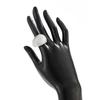 Vintage Irregular Smooth Resin Plastic Ring for Women, New Trend Bohemian Geometric Ring, Aesthetic Party Jewelry