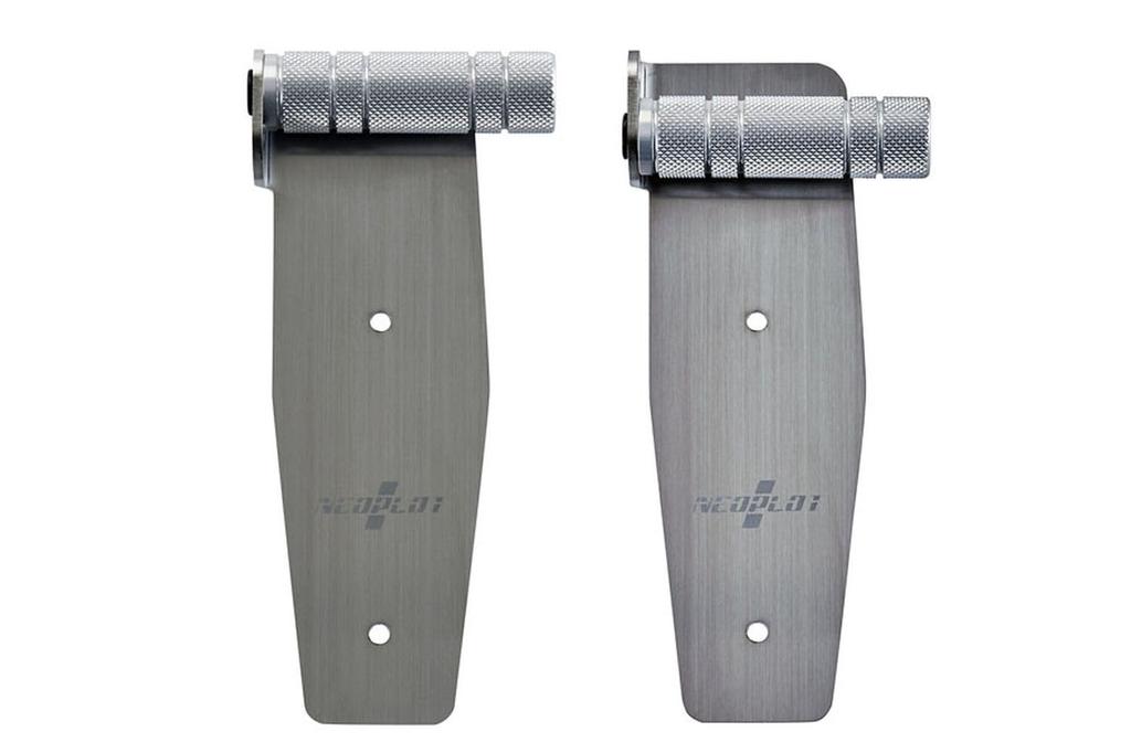 NEOPLOT Footrest Bar NEO for AT Jimny NP79270 vehicles, (JB64W)/Sierra (JB74W)/Nomad (JC74W), Silver,