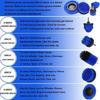 Electric Car Cleaning Brush Set for Detailing Interior, Polishing, Waxing, Engine & Tire - 6 Brush Heads