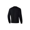 Li Ning Badfive Ensfarget Rundhals Pullover T-skjorte Unisex Topper Svart ATLT021-2