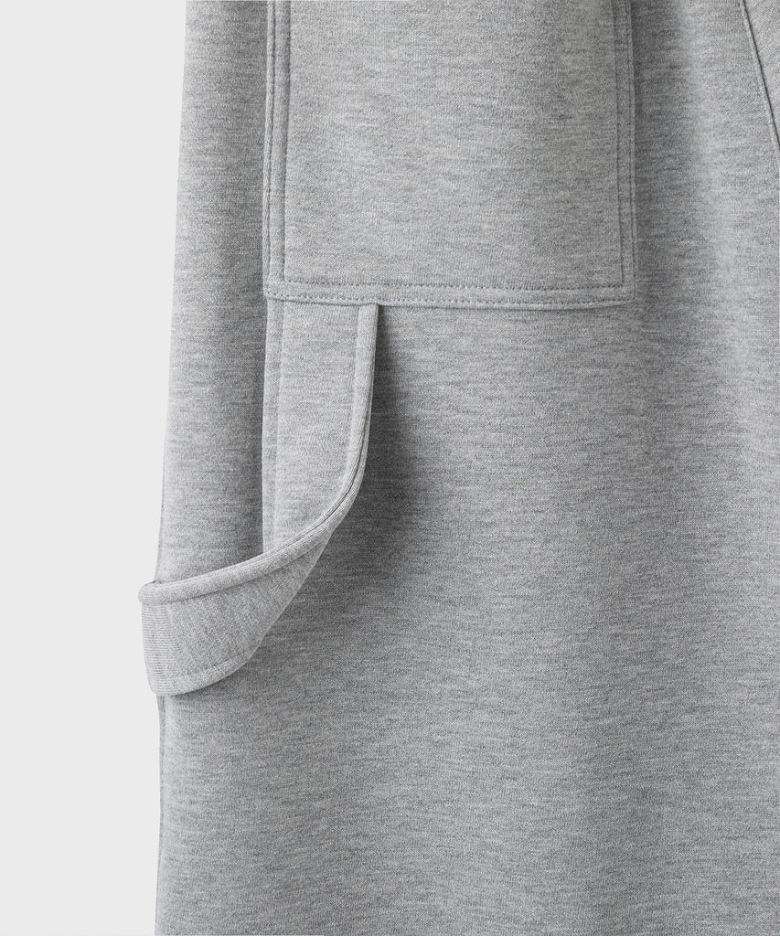 Beulaendideu Bermuda Carpenter Sweat Shorts [Melange Gray]