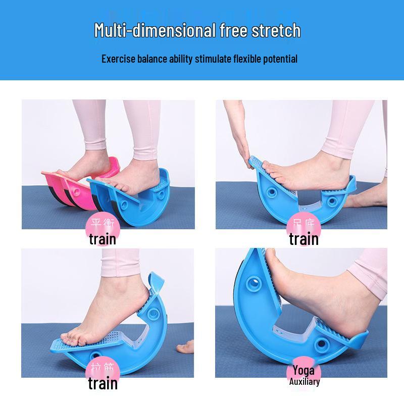 Yoga Balance Wheel: Standing Stretcher, Calf & Achilles Tendon Board for Home Fitness and Stretching.