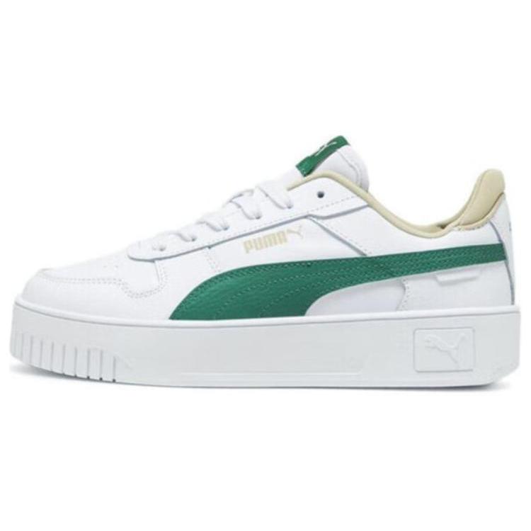 

New PUMA Carina Street White Green Women s 389390-25 35.5