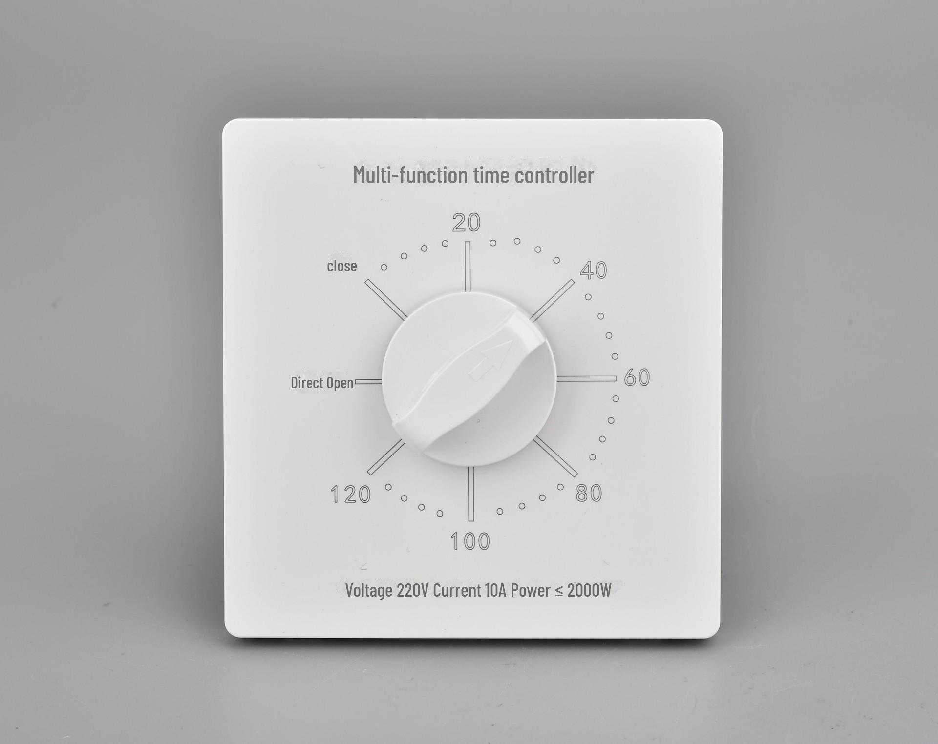 

220 В 120-минутный механический таймер обратного отсчета для выключения водяного насоса 120-minute without light белый