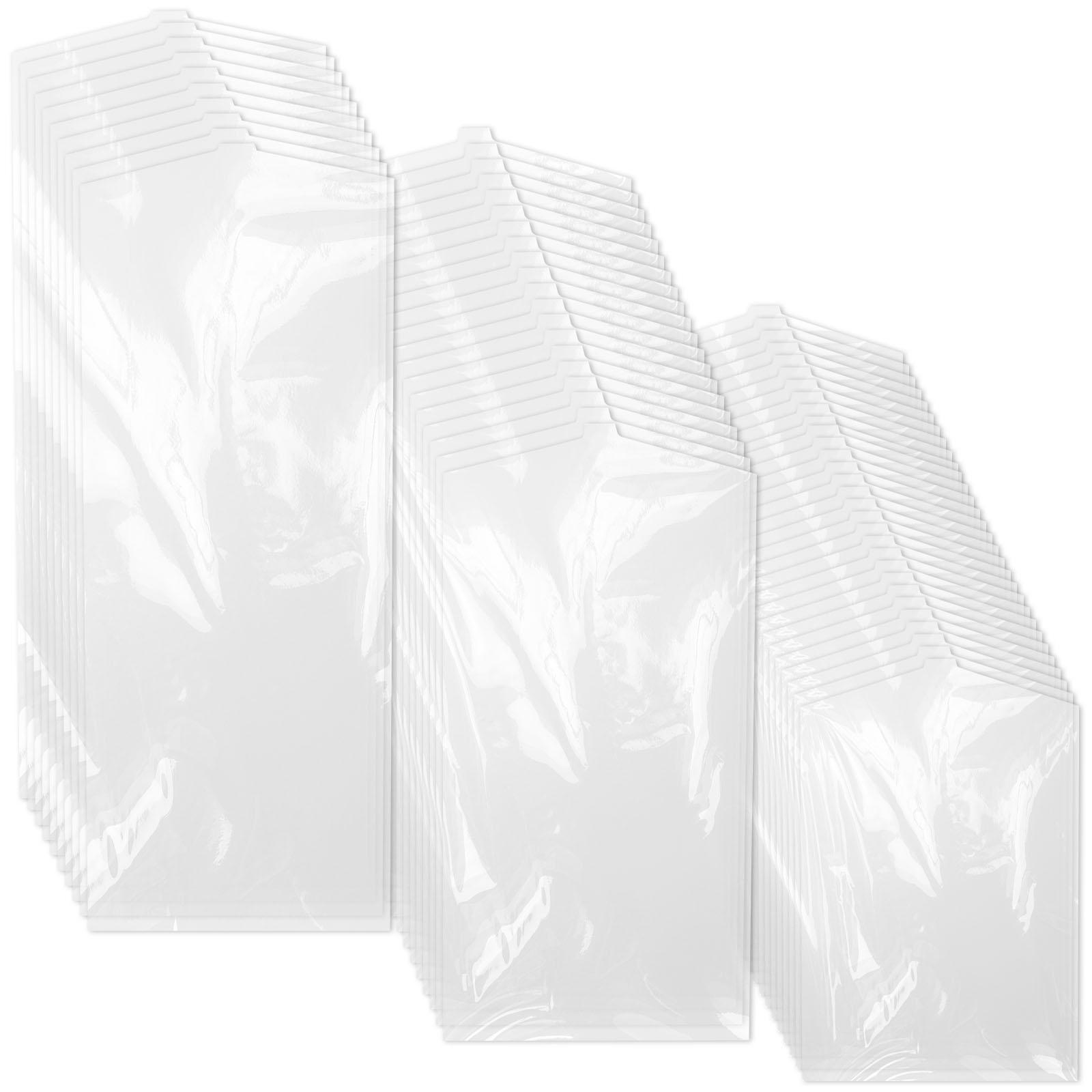 

60 шт. Защитный чехол для одежды, прозрачный, навесной защитный чехол для одежды, прозрачный, полностью закрытый, водонепроницаемый, сумка для хранения костюма и пальто