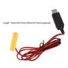 USB 5V 2A To 3V1A Dummy Battery Power Cable Battery Eliminators Line Replace 2x 1.5V LR6 Batteries for Toy Remote
