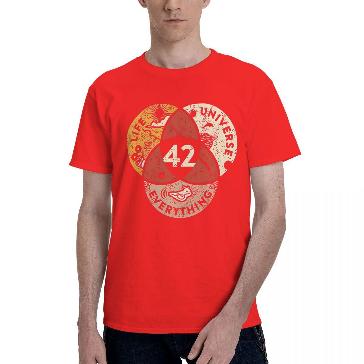 

42 Answer To Life 100 Cotton Casual Breathable Confortable TShirt Funny Ugus TShirts Mens Gifts S