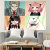 1PC Cute Anime Spy Famliy K-pop Music Group Tapestry Accessories for Bedroom,Livingroom, Dormitory Room Wall Decor Fan Birthday Gifts