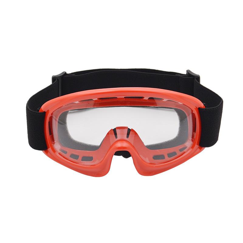 Children s motorcycle outdoor riding windproof and impact-resistant goggles, off-road protective goggles, ski goggles красный
