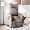 VidaXL Fauteuil inclinable de massage Taupe Tissu 3324019