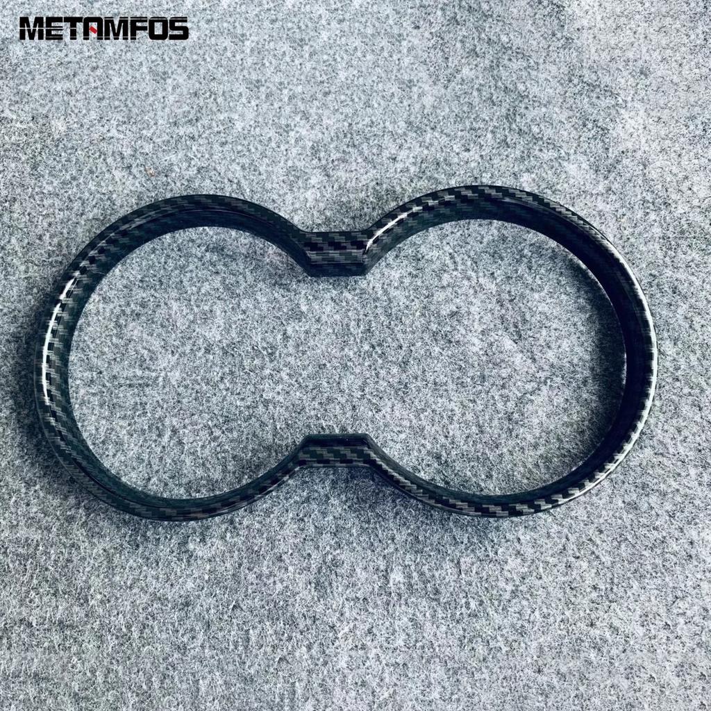 Center Console Water Cup Holder Panel Cover Trim For Toyota Harrier Venza -  2024 Carbon Fiber Interior Accessories