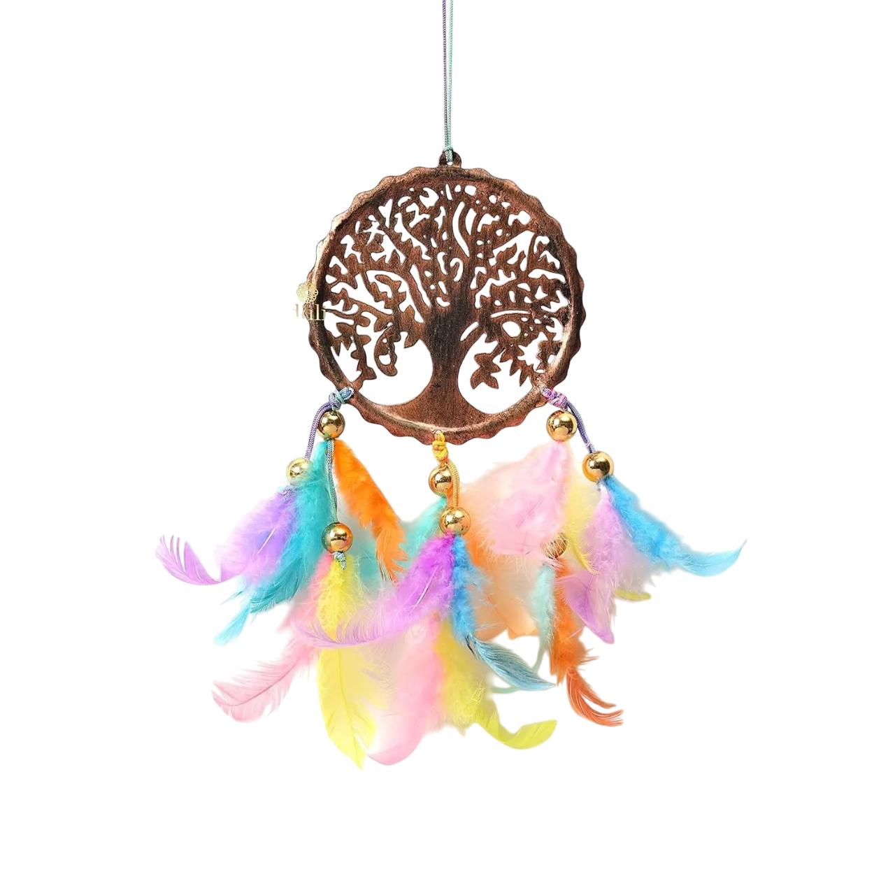 Ловец снов для автомобиля Древо Жизни, Dream Сatcher Feather Car Hangings Tree of Life,  Duli