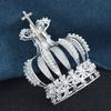 Vintage Baroque Royal Queen Crown Rhinestone Cross Tiaras and Crowns for Women Party Prom Diadem Jewelry Ornaments