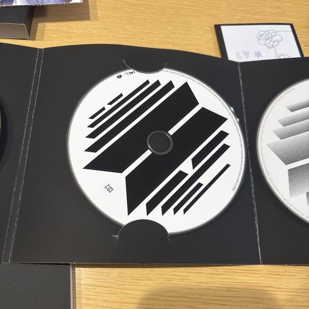 [USED] BTS CD set modern design