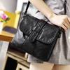 Borsa a tracolla da donna in morbida pelle borsa a tracolla casual da donna borsa a mano femminile Nera borsa femminile borsa da ragazza