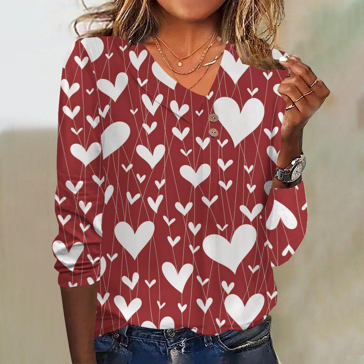 

2023 Осенний новый модный женский повседневный топ с рукавом 3/4 и принтом больших размеров