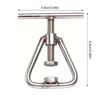 1pc Stainless Steel Walnut Opener,Heavy Duty Nut Cracker Tool with Ergonomic Handle Suitable for Walnuts, Australian Pistachios,Chestnuts