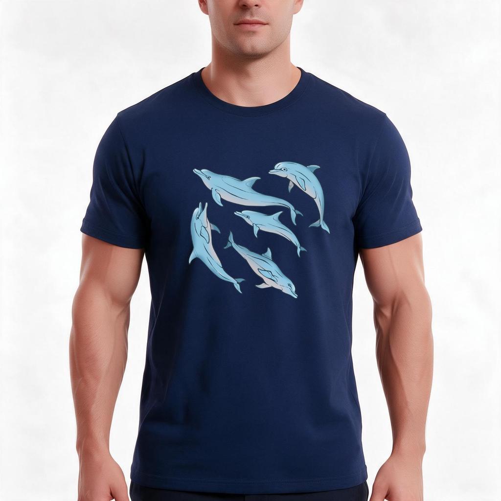 A Story About Dolphins 3 Tshirt Summer Casual Cotton Tee Oversized Streetwear Tops Vintage Graphic Print Unisex Unisex Unisex