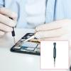 Electronic Device Repair Precisions Screwdriver with Steel Tip, Textured Handle and Close Access for Small Screw Service Work