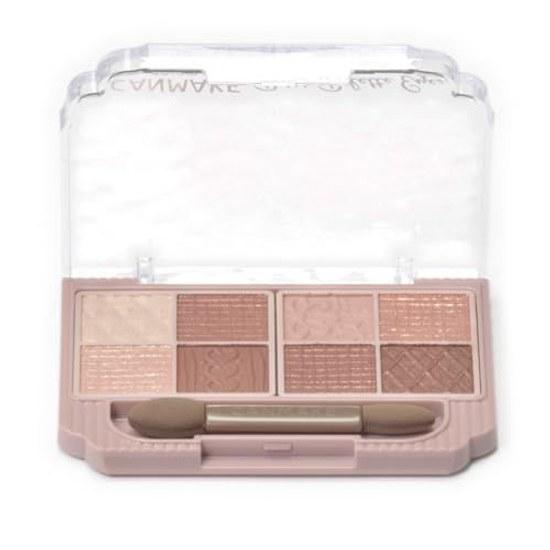 Canmake Petit Palette Eyes 04 Almond Brulee 2.0g Eyeshadow Applicator Brown