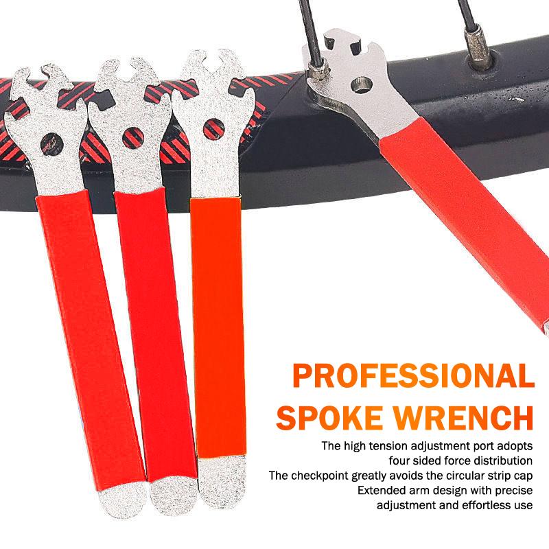Bicycle Stainless Steel Spoke Wrench Wheel S Tension Correction Repair Tools Bicycle Lacing Tools