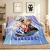 Custom Name Frozen Friends Flannel Blanket Throw Blanket Soft Warm Sofa Bed Decor Unique Gift