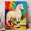 Shiny Pearl Elegant Horse DIY Painting Creative Bead Art Craft Household Wall Decoration Nice Present For Art Hobbyists Home Decor Wall Artwork