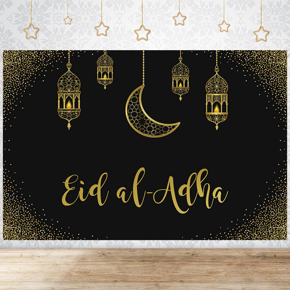 Eid Party Thema Traditioneller Hintergrund Ramadan Mubarak Dekorationen für Zuhause Islamisch Muslimisch Kareem Eid Al Adha Requisite Geschenk Poster