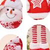 Mini Stretchable Leg Christmas Doll Cartoon Christmas Knitted Doll Long Legged Elk Doll  Office
