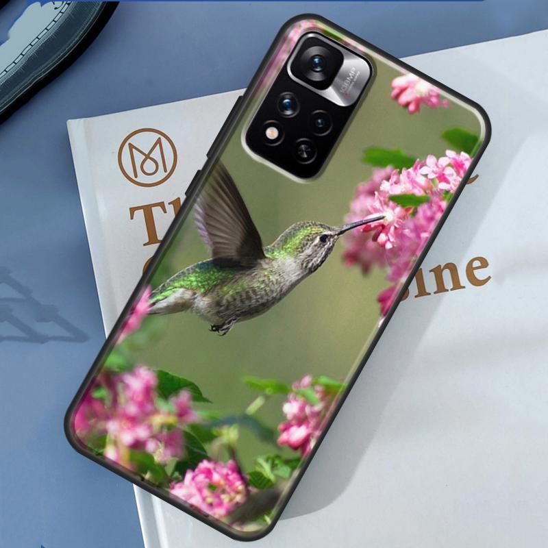 Cute Hummingbird Case For Xiaomi Redmi Note 14 13 11 9 10 12 Pro 9S 10S 11S 12S Redmi 10C 12C 13C 14C Cover