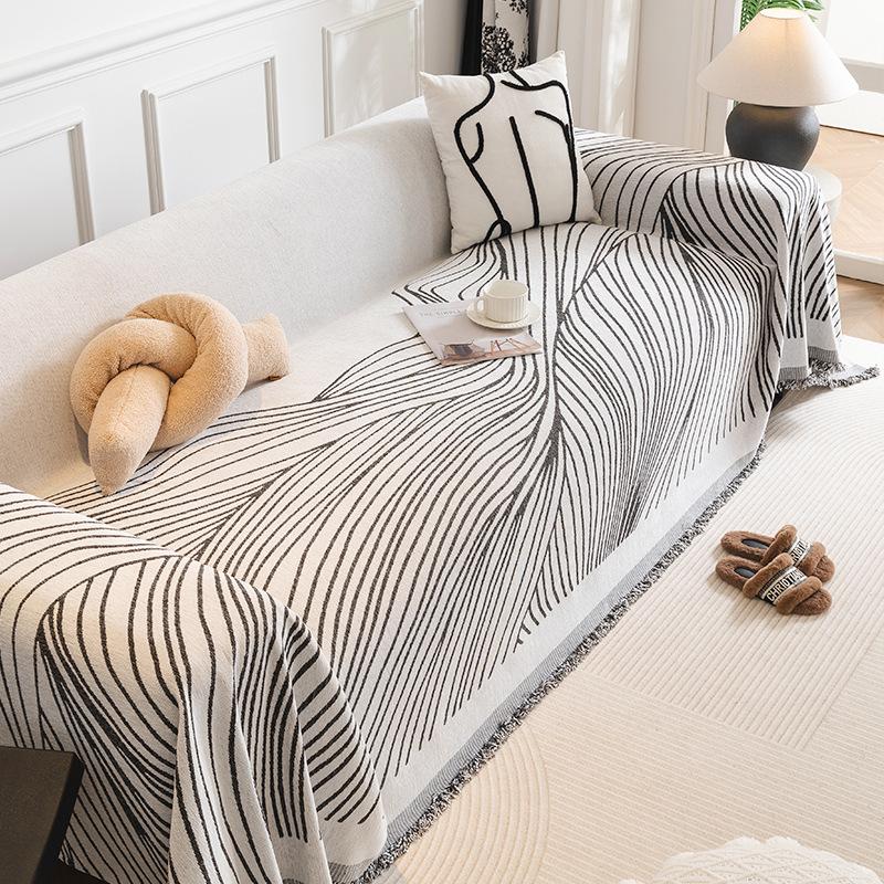 

Чехол для дивана из синели, универсальный для всех сезонов, противоскользящий, простой, против кошачьих царапин, двусторонний полный чехол для диванной подушки 180*200cm