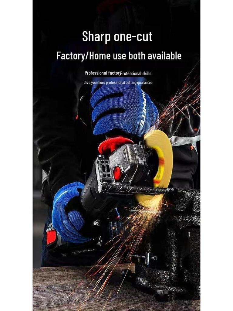 Industrial 100 Type Angle Grinder Cutting Disc for Metal & Stainless Steel with Reinforced Double Mesh, 107mm Non-Heat Grinding Wheel