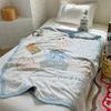 New Class A ten-layer yarn cotton puff quilt summer bath towel machine washable thin quilt nap blanket