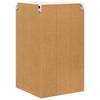 PORTO Wall Mounted Corner Cabinet Concrete Grey 57 X 57 X 100 Cm Particleboard