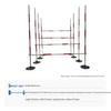 400M Obstacle Course High-Low Poles
